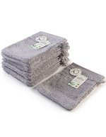 ARTG Bambus-Waschhandschuh mit Baumwollmix, Light Grey 16 x 22 cm, AR401 – Gris clair