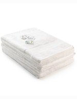 ARTG Bio-Bambus Handtuch 600 g/m², Light Grey 50 x 100 cm, AR403 – Bianco