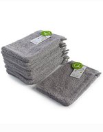 ARTG Bio-Baumwolle Waschhandschuh 16x22 cm, Black 16 x 22 cm, AR501 – Grey