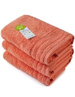 ARTG Organic Cotton Towel 60x110 cm, White 60 x 110 cm, AR503 – Rose