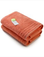 ARTG Drap de Bain en Coton Biologique 70x140 cm, White 70 x 140 cm, AR504 – Rose