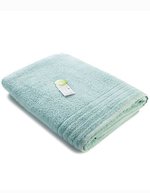 ARTG Serviette de Plage en Coton Biologique 100x180 cm 600 g/m², White 100 x 180 cm, AR506 – Vert