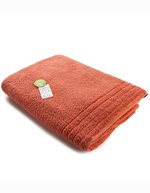 ARTG Serviette de Plage en Coton Biologique 100x180 cm 600 g/m², White 100 x 180 cm, AR506 – Rose