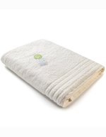 ARTG Serviette de Plage en Coton Biologique 100x180 cm 600 g/m², White 100 x 180 cm, AR506 – Blanc