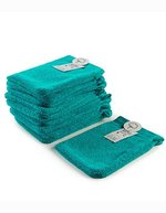 ARTG Waschhandschuh Deluxe aus türkischer Baumwolle, Army Green 16 x 22 cm, AR601 – Deep Blue