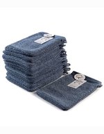 ARTG Waschhandschuh Deluxe aus türkischer Baumwolle, Army Green 16 x 22 cm, AR601 – Jeans Blue