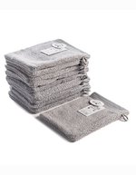 ARTG Waschhandschuh Deluxe aus türkischer Baumwolle, Army Green 16 x 22 cm, AR601 – Light Grey