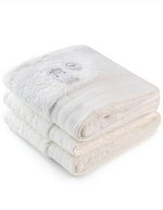 ARTG Handtuch Deluxe 700 g/m² Baumwolle, Army Green 60 x 110 cm, AR603 – True White