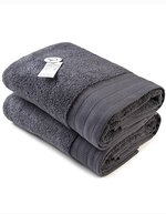 ARTG Luxuriöses Badetuch 70x140 cm Baumwolle, Light Grey 70 x 140 cm, AR604 – Grigio scuro