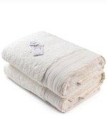 ARTG Luxuriöses Badetuch 70x140 cm Baumwolle, Light Grey 70 x 140 cm, AR604 – Vero Bianco