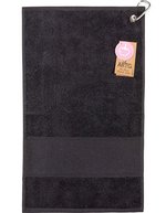 ARTG PRINT-Me® Golf Handtuch mit Öse – Black
