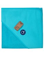 PRINT-Me® Baby Kapuzenhandtuch 100x100 cm – Aqua Blue