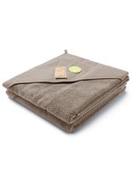 PRINT-Me® Baby Kapuzenhandtuch 100x100 cm – Cappuccino