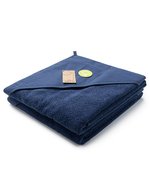 ARTG PRINT-Me® Baby Kapuzenhandtuch 100x100 cm, Black 100 x 100 cm, AR732 – Blu navy francese
