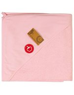 ARTG PRINT-Me® Baby Kapuzenhandtuch 100x100 cm, Black 100 x 100 cm, AR732 – Rosa chiaro