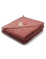 ARTG PRINT-Me® Baby Kapuzenhandtuch 100x100 cm, Black 100 x 100 cm, AR732 – Vecchio Rosa