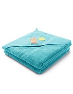 ARTG PRINT-Me® Baby Kapuzenhandtuch 100x100 cm, Black 100 x 100 cm, AR732 – Blu pacifico