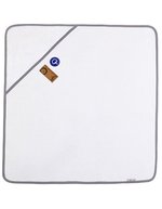 ARTG Babiezz® Kapuzenhandtuch 75x75 cm Baumwolle, White/Anthracite Grey 75 x 75 cm, AR892 – Bild 2