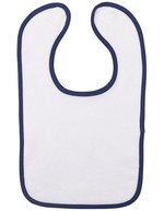 ARTG Sublimations-Lätzchen mit Baumwollrückseite, White/Anthracite Grey 43 x 27 cm, AR894 – Blanc/Marine francais
