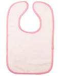 ARTG Sublimation Bib with Cotton Back, White/Anthracite Grey 43 x 27 cm, AR894 – White/Light Pink