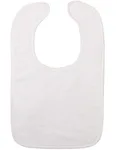 ARTG Sublimation Bib with Cotton Back, White/Anthracite Grey 43 x 27 cm, AR894 – White/White