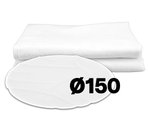ARTG SUBLI-Me Serviette Ronde Mélange Coton-Polyester, White/White Ø 150 cm, AR991 – Bild 3