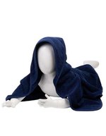 ARTG Kapuzenhandtuch aus 100% Baumwolle, Black/Black 75 x 75 cm, ARB032 – French Navy/French Navy/French Navy