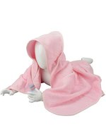 ARTG Kapuzenhandtuch aus 100% Baumwolle, Black/Black 75 x 75 cm, ARB032 – Light Pink/Light Pink/Light Pink