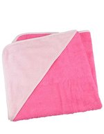 ARTG Kapuzenhandtuch aus 100% Baumwolle, Black/Black 75 x 75 cm, ARB032 – Pink/Light Pink/Light Pink