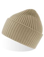 Atlantis Grob gestrickte Oak Beanie mit Bündchen – Beige