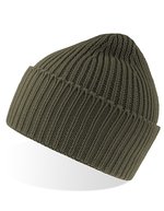 Atlantis Grob gestrickte Oak Beanie mit Bündchen, Acid Green One Size, AT100 – Olive