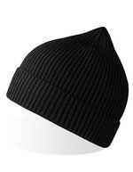 Atlantis Nachhaltige Andy Beanie aus Recyclingmaterial – Black