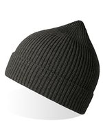 Atlantis Nachhaltige Andy Beanie aus Recyclingmaterial – Dark Grey Melange