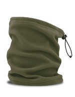 Atlantis Nachhaltiger Polarfleece Halswärmer mit Schnurversteller – Olive