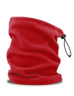 Atlantis Nachhaltiger Polarfleece Halswärmer mit Schnurversteller – Red