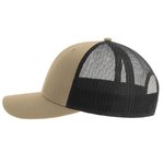 Atlantis Bryce Cap aus recyceltem Polyester-Twill, Black/Black One Size, AT106 – Bild 5