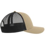 Atlantis Bryce Cap aus recyceltem Polyester-Twill, Black/Black One Size, AT106 – Bild 6
