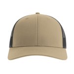 Atlantis Bryce Cap aus recyceltem Polyester-Twill, Black/Black One Size, AT106 – Bild 7