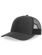 Atlantis Bryce Cap aus recyceltem Polyester-Twill – Dark Grey/Black
