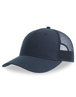 Atlantis Zion Cap aus recyceltem Polyester-Twill, Black/Black One Size, AT107 – Blu navy/Blu navy