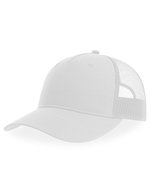 Atlantis Zion Cap aus recyceltem Polyester-Twill, Black/Black One Size, AT107 – Bianco/Bianco