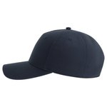 Atlantis Fiji Cap aus recyceltem Polyester-Twill, Black One Size, AT109 – Bild 5