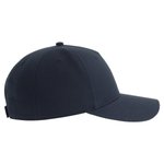 Atlantis Fiji Cap aus recyceltem Polyester-Twill, Black One Size, AT109 – Bild 6