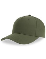 Atlantis Fiji Cap aus recyceltem Polyester-Twill, Black One Size, AT109 – Olive