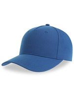 Atlantis Fiji Cap aus recyceltem Polyester-Twill, Black One Size, AT109 – Royal