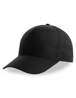 Atlantis Recy Five Cap aus recyceltem Polyester, Black One Size, AT112 – Bild 2