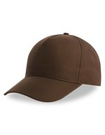 Atlantis Recy Five Cap aus recyceltem Polyester, Black One Size, AT112 – Brown
