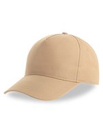Atlantis Recy Five Cap aus recyceltem Polyester, Black One Size, AT112 – Khaki