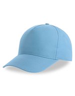 Atlantis Recy Five Cap aus recyceltem Polyester, Black One Size, AT112 – Light Blue