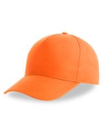 Atlantis Recy Five Cap aus recyceltem Polyester, Black One Size, AT112 – Orange